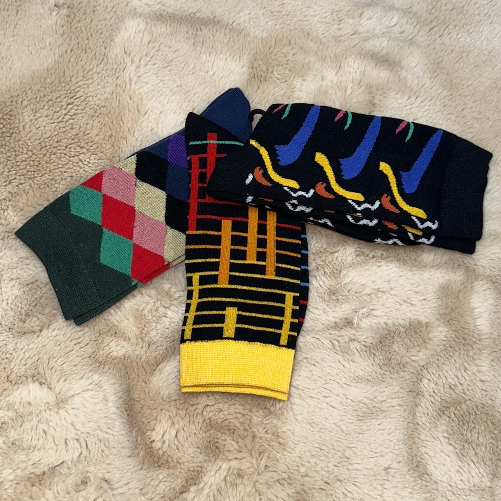 NEW Mitch Bogen 3 pack socks